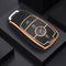 Autosleutel hoesje - TPU Sleutelhoesje - Sleutelcover - Autosleutelhoes - Geschikt voor Mercedes -zw-goud-B3 - Mercedes-Benz A-Klasse, Mercedes-Benz B-Klasse, Mercedes-Benz C-Klasse, Mercedes-Benz CL-Klasse, Mercedes-Benz CLK-Klasse, Mercedes-Benz M-