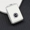 Autosleutel hoesje - TPU Sleutelhoesje - Sleutelcover - Autosleutelhoes - Geschikt voor Volvo - wit-chroom- A - Volvo S60, Volvo S90, Volvo V70, Volvo V90, Volvo XC40, Volvo XC60, Volvo XC90 - Auto Sleutel Accessoires gadgets - Kado Cadeau man - vro