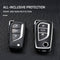 Autosleutel hoesje - TPU Sleutelhoesje - Sleutelcover - Autosleutelhoes - Geschikt voor Toyota -zwart- C3 - Toyota C-HR, Toyota Corolla, Toyota Rav, Toyota Rav4, Toyota Yaris, Toyota Aygo, Toyota Camry, Toyota Land Cruiser, Toyota Proace, Toyota Proa