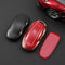 Autosleutel hoesje - TPU Sleutelhoesje - Sleutelcover - Autosleutelhoes - Geschikt voor Tesla Model 3/Y/S -zw- goud- B - Tesla Model 3, Tesla Model Y, Tesla Model S - Auto Sleutel Accessoires gadgets - Kado Cadeau man - vrouw