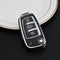 Autosleutel hoesje - TPU Sleutelhoesje - Sleutelcover - Autosleutelhoes - Geschikt voor Audi - zwart - C3 - Audi A1, Audi A2, Audi A3, Audi A4, Audi A5, Audi A6, Audi A7, Audi A8, Audi S1, Audi S3, Audi S4, Audi S5, Audi S6, Audi S7, Audi S8, Audi RS