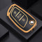 Autosleutel hoesje - TPU Sleutelhoesje - Sleutelcover - Autosleutelhoes - Geschikt voor Citroën -zw-goud- C3 - Citroën C2, Citroën C3, Citroën C3 Aircross SUV, Citroën C4, Citroën C4, Citroën E-C4 X, Citroën C5, Citroën C5 X, Citroën C5 Aircross, Cit