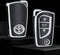 Autosleutel hoesje - TPU Sleutelhoesje - Sleutelcover - Autosleutelhoes - Geschikt voor Toyota -zwart- C3 - Toyota C-HR, Toyota Corolla, Toyota Rav, Toyota Rav4, Toyota Yaris, Toyota Aygo, Toyota Camry, Toyota Land Cruiser, Toyota Proace, Toyota Proa