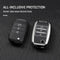 Autosleutel hoesje - TPU Sleutelhoesje - Sleutelcover - Autosleutelhoes - Geschikt voor Kia -zwart- B3 - Kia Picanto, Kia Rio, Kia Stonic, Kia Ceed, Kia E-Soul, Kia Xceed, Kia Proceed, Kia Niro, Kia Sportage, Kia Sorento - Auto Sleutel Accessoires g