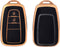 Autosleutel hoesje - TPU Sleutelhoesje - Sleutelcover - Autosleutelhoes - Geschikt voor Toyota - goud - B2 - Toyota C-HR, Toyota Corolla, Toyota Rav, Toyota Rav4, Toyota Yaris, Toyota Aygo, Toyota Camry, Toyota Land Cruiser, Toyota Proace, Toyota Pr
