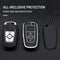 Autosleutel hoesje - TPU Sleutelhoesje - Sleutelcover - Autosleutelhoes - Geschikt voor Ford -zwart- B3 - Ford Fiesta, Ford Puma, Ford Focus, Ford Kuga, Ford Mustang, Ford Mustang Mach e, Ford Explorer, Ford E-Tourneo, Ford Transit, Ford Transit Cour