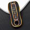 Autosleutel hoesje - TPU Sleutelhoesje - Sleutelcover - Autosleutelhoes - Geschikt voor Porsche -zw- goud- B3 - Porsche 718, Porsche Cayman, Porsche Boxster, Porsche Spyder, Porsche 911, Porsche 911 Carrera, Porsche 911 Targa, Porsche 911 Turbo, Pors