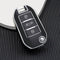 Autosleutel hoesje - TPU Sleutelhoesje - Sleutelcover - Autosleutelhoes - Geschikt voor Citroën - zwart - A3 - Citroën C2, Citroën C3, Citroën C3 Aircross SUV, Citroën C4, Citroën C4, Citroën E-C4 X, Citroën C5, Citroën C5 X, Citroën C5 Aircross, Cit