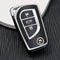 Autosleutel hoesje - TPU Sleutelhoesje - Sleutelcover - Autosleutelhoes - Geschikt voor Toyota -zwart- C3 - Toyota C-HR, Toyota Corolla, Toyota Rav, Toyota Rav4, Toyota Yaris, Toyota Aygo, Toyota Camry, Toyota Land Cruiser, Toyota Proace, Toyota Proa