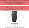 Autosleutel hoesje - TPU Sleutelhoesje - Sleutelcover - Autosleutelhoes - Geschikt voor Ford -zwart- E3 - Ford Fiesta, Ford Puma, Ford Focus, Ford Kuga, Ford Mustang, Ford Mustang Mach e, Ford Explorer, Ford E-Tourneo, Ford Transit, Ford Transit Cour