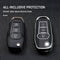 Autosleutel hoesje - TPU Sleutelhoesje - Sleutelcover - Autosleutelhoes - Geschikt voor Ford -zwart- F3 - Ford Fiesta, Ford Puma, Ford Focus, Ford Kuga, Ford Mustang, Ford Mustang Mach e, Ford Explorer, Ford E-Tourneo, Ford Transit, Ford Transit Cour