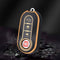 Autosleutel hoesje - TPU Sleutelhoesje - Sleutelcover - Autosleutelhoes - Geschikt voor Fiat 500 -zwart-goud- A3 - Fiat 500, Fiat 500L, Fiat 500X, Fiat 500, Fiat Tipo, Fiat Punto, Fiat Egea, Fiat Doblo, Fiat Scudo, Fiat Ducato, Fiat Panda, Abarth -