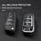 Autosleutel hoesje - TPU Sleutelhoesje - Sleutelcover - Autosleutelhoes - Geschikt voor Audi - zwart - C3 - Audi A1, Audi A2, Audi A3, Audi A4, Audi A5, Audi A6, Audi A7, Audi A8, Audi S1, Audi S3, Audi S4, Audi S5, Audi S6, Audi S7, Audi S8, Audi RS