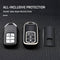 Autosleutel hoesje - TPU Sleutelhoesje - Sleutelcover - Autosleutelhoes - Geschikt voor Honda - zwart - A4A - Honda Accord, Honda Civic, Honda CR-V, Honda CRX, Honda FR-V, Honda HR-V, Honda Insight, Honda Jazz, Honda Prelude, Honda S2000 - Auto Sleu