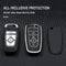 Autosleutel hoesje - TPU Sleutelhoesje - Sleutelcover - Autosleutelhoes - Geschikt voor Ford -zwart- B4 - Ford Fiesta, Ford Puma, Ford Focus, Ford Kuga, Ford Mustang, Ford Mustang Mach e, Ford Explorer, Ford E-Tourneo, Ford Transit, Ford Transit Cour