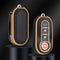 Autosleutel hoesje - TPU Sleutelhoesje - Sleutelcover - Autosleutelhoes - Geschikt voor Fiat 500 -zwart-goud- A3 - Fiat 500, Fiat 500L, Fiat 500X, Fiat 500, Fiat Tipo, Fiat Punto, Fiat Egea, Fiat Doblo, Fiat Scudo, Fiat Ducato, Fiat Panda, Abarth -