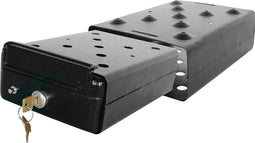 AutoStyle Autokluisje - zwart - incl. montagebeugel en 2 sleutels (22,5x16,5x8,5cm)