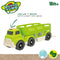 Autotransporter en Wagen Motor Town Geluid Licht 30,5 x 11 x 11 cm (4 Stuks)