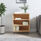 vidaXL - Dressoir - 57x35x70 - cm - bewerkt - hout - sonoma - eikenkleurig