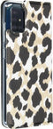 Hoesje Met Pasjeshouder Geschikt voor Samsung Galaxy A51 - Design Softcase Bookcase (Chester) met standaard - Meerkleurig / Panther Black / Gold
