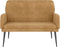 vidaXL - Bankje - 108x79x79 - cm - fluweel - bruin