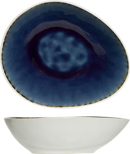 Cosy&Trendy Spirit Blue Schaal - Ovaal - 17 cm x 20.5 cm x 5.5 cm - Set-6