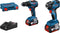 Bosch Professional GDR 18V-200 en GSR 18V-55 Gereedschapscombiset - Met 2x 18V accu's (4.0 Ah) en lader
