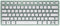 Cherry KW 7100 - Mini BT Toetsenbord - QWERTY US - Groen