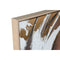 Schilderij Home ESPRIT Wit Bruin Gouden Koloniaal Afrikaanse (2 Stuks)