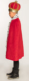 Boland - Koningsmantel kind rood - Kinderen - Koning - Prinsen en Prinsessen- Middeleeuwen
