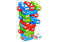 Jenga Tower Kinderspel - rood, blauw & groen -3-in-1