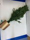 Kunstkerstboom in Gouden Pot - 90 cm