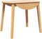 vidaXL - Eettafel - massief - hout - naturel - rubber