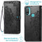 iMoshion Hoesje Geschikt voor Motorola Moto E20 Hoesje Met Pasjeshouder - iMoshion Mandala Bookcase - Zwart