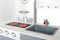 Small Foot - Houten Speelkeuken met Wasmachine en Geluid - Wit Grijs Rood