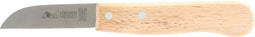 Loewen Messer RVS Boetmes voor Outdoor en Klussen - 65 mm Lemmet - Beukenhouten Heft