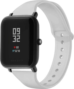 iMoshion Bandje Geschikt voor Amazfit GTS / BIP - iMoshion Siliconen bandje - Grijs