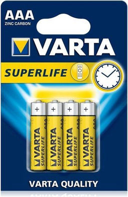 Varta Superlife AAA - Batterijen - 12 blisters van 4 stuks (48 stuks)