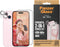 PanzerGlass B1136+2809 - 2 in 1 Pack - Ultra-Wide Fit Anti-Bacterial Screenprotector + Camera Protector - Apple - iPhone 15