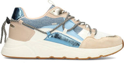 POSH by Poelman CARI - Dames Sneaker - Chunky - Beige met combinatie
