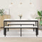 Eettafel Wit 180 x 90 x 75 cm Massief grenenhout