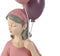 Decoratieve figuren Home ESPRIT Roze Mauve chica 10,5 x 7,5 x 21 cm