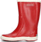 Bergstein Rainboot - Regenlaarzen Unisex Junior - Handgemaakt natuurrubber - Rood - Maat 23