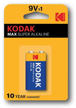 Kodak MAX 9V - Alkaline batterij LR61 - 570mAh - 2 stuks