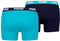 Puma Basic Boxer - Boxershorts - Aansluitende pasvorm - Aqua en blauw (2 stuks)