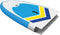 John - Opblaasbaar kinder / tiener SUP board - Bondi Aquatic - Complete Paddle board set!
