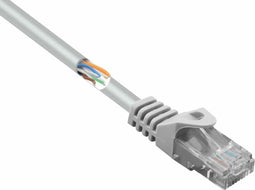 Renkforce RF-5043982 RJ45 Netwerkkabel, patchkabel CAT 5e U/UTP 2.00 m Grijs Snagless 1 stuk(s)