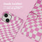 iMoshion Hoesje Geschikt voor iPhone 14 Hoesje Met Pasjeshouder - iMoshion Design Bookcase smartphone - Roze / Retro Pink