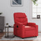 Fauteuil verstelbaar kunstleer rood