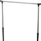 Storage solutions Kledingrek met wielen enkele stang 80x42x(90-165) cm